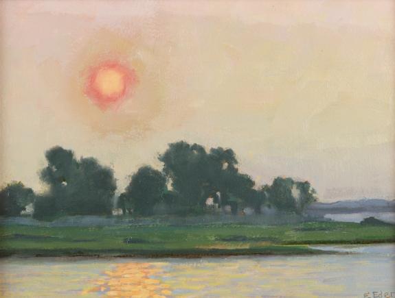 Hazy Sunset